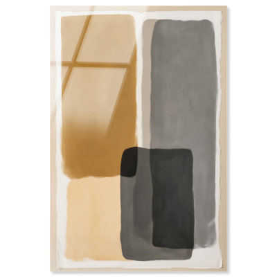 Simple Shapes II Acrylic Print Living Room Wall Art by Art Remedy, Ready to Hang, 16 x 24