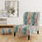Soft Botanical Hues - Upholstered Botanical & Pattern Accent Slipper Chair