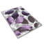 Tapis botanique mauve / gris Sylvana