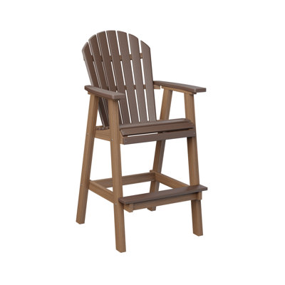 Comfo Back Outdoor Bar Stool
