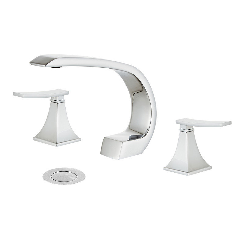 Bathroom Faucet with Drain Assembly, Chrome