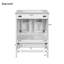 Meuble-lavabo de 24 pouces avec lavabo encastré intégré et armoire de rangement avec 2 portes et 1 tiroir. Comprend une tablette de porte à double couche, une conception à fermeture douce et des solutions de rangement polyvalentes-121294508