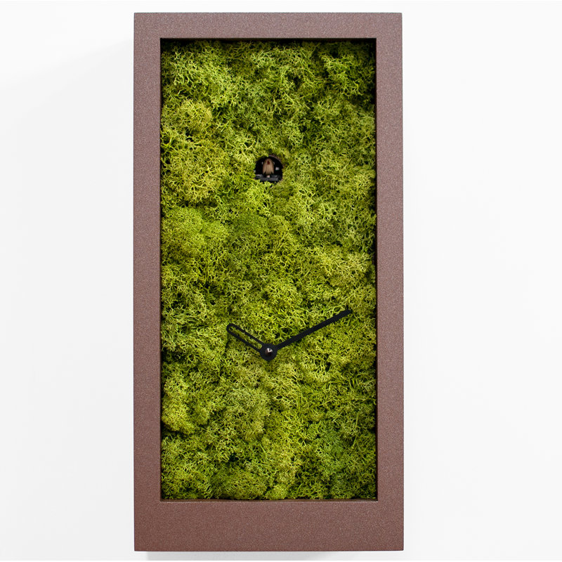 Mitcham Wood Wall Clock, Brown