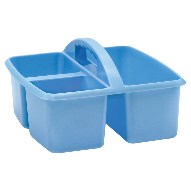 Ensemble de rangement de chevet en plastique avec rangement, Bleu clair
