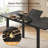 63" Modern 3-Piece Extendable Dining Table Set with Smart-Flip Leaf and 2 Benches, Space-Saving Kitchen Table Set Seats 4-6 for Apartment and Dining Room-651364647