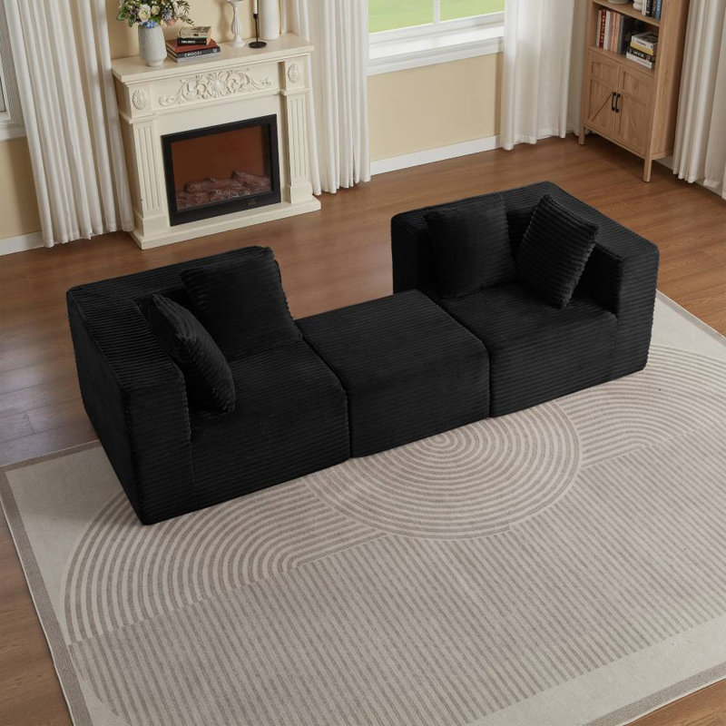74.8 " Corduroy Loveseat