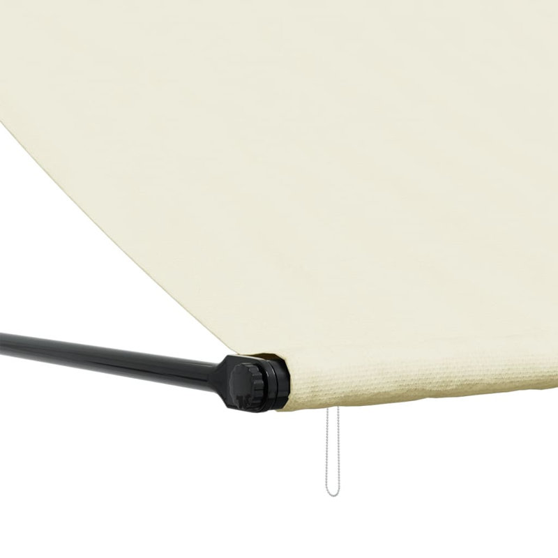 Vidaxl Retractable Awning 59.1"X59.1" Fabric And Steel, Cream