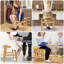 Banc de douche en bambou l 18 po Madiba-1889740712