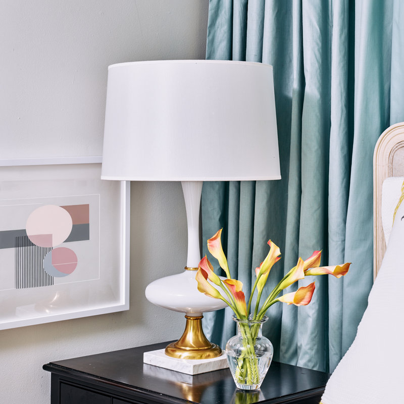 Lampe de table 30 po Raquel, Laiton moderne