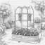 Galvanized Metal Raised Garden Bed with Arched Trellis and Open Bottom for Outdoor Climbing Plants Cultivation