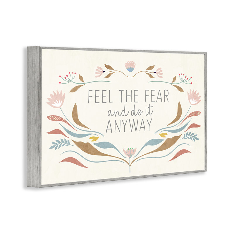  «Feel The Fear», art giclée par Kim Allen, H 20 po x l 30 po, Estampe numérique Farmhouse