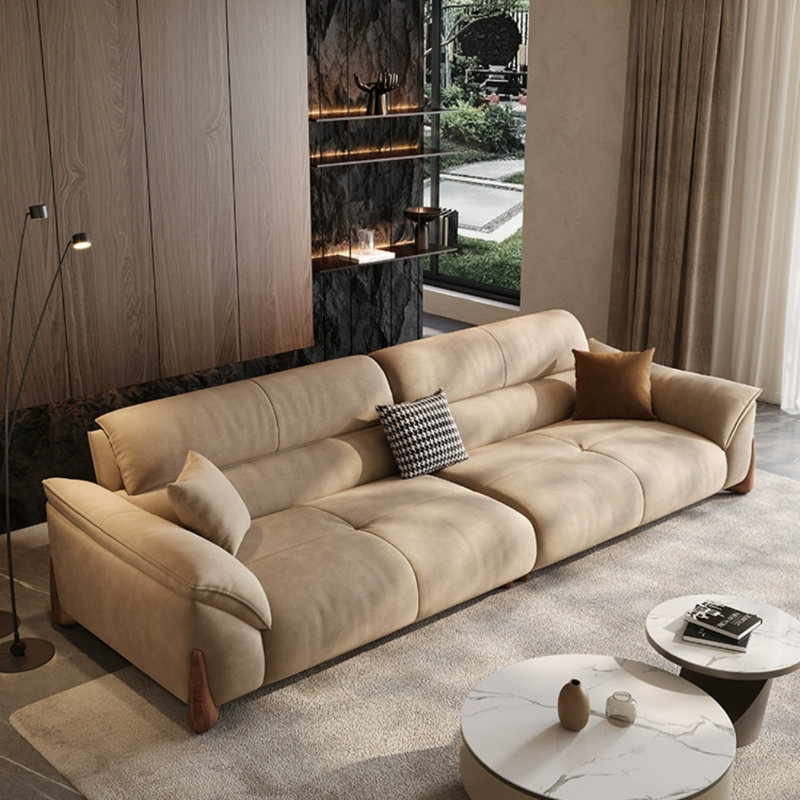 Modern Minimal Straight Sofa