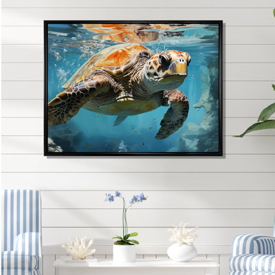 Azure Wanderer sur toile