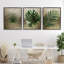 Ensemble de cadre flottant 3 pièces Rustic Earthy Tropical Leaves, design par Anna Lischenko-1000338395-1000338397