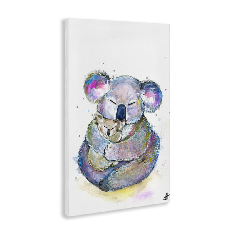 Cuddly Koalas, toile par Marc Allante, H 24 po x l 16 po