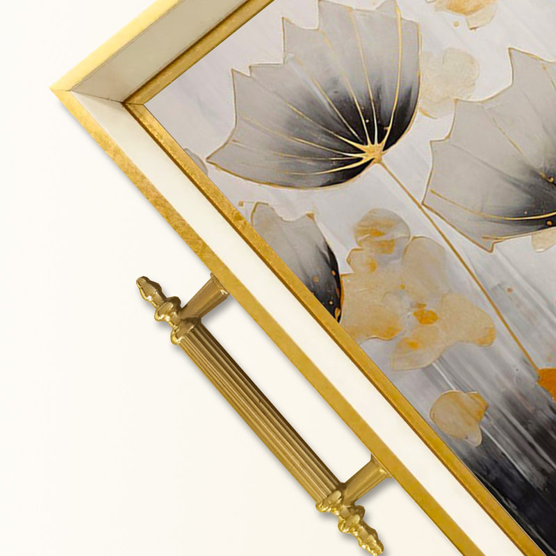 Élégant plateau en verre de 19,7 po x 11,4 po x 1,4 po | Fabrication 100% verre durable | Facile à nettoyer avec un chiffon humide | Idéal pour le service, la présentation décorative et l'organisation | Ajout élégant à la décoration intérieure