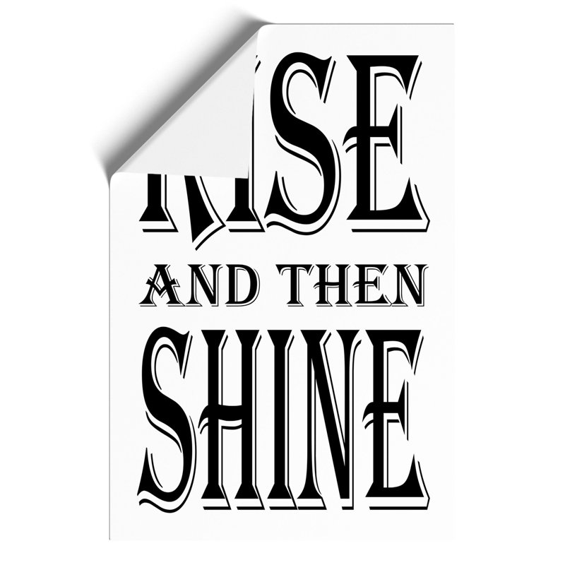 Rise and Shine - Frameless Print, 30cm H x 21cm W x 0.1cm D