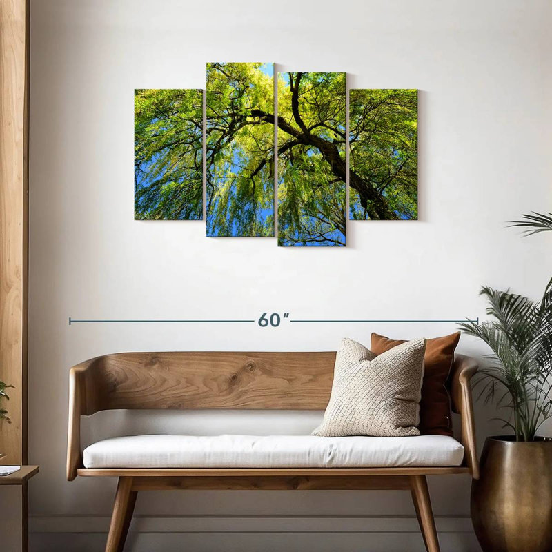 Harnek Under A Weeping Willow Tree, 27" H x 43" W