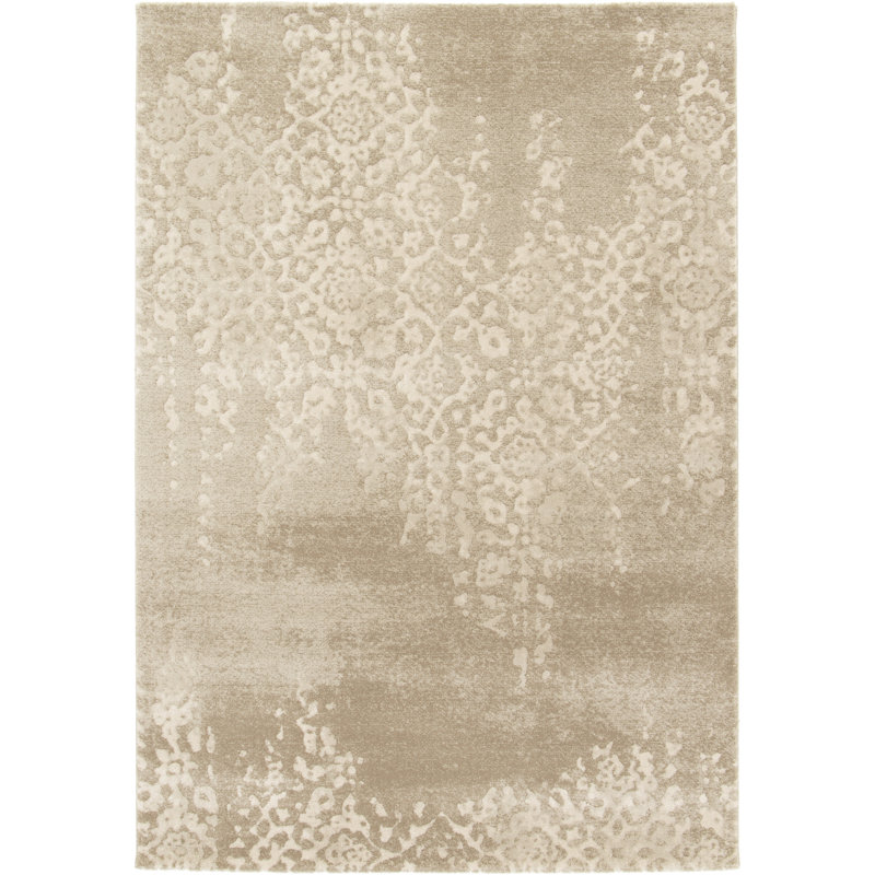 Cecile Shaggy Cream/Beige Rug, Rectangle 80cm x 150cm