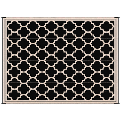 Outsunny Reversible Outdoor Rug Carpet,Waterproof Plastic Straw Rug, Portable Rv Camping Rugs With Carry Bag, Large Floor Mat For Backyard, Deck, Picnic, Beach