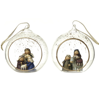 10cm Wood Hanging Figurine Ornament