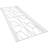 Pueblo PVC Wainscot Paneling Kit-69958842