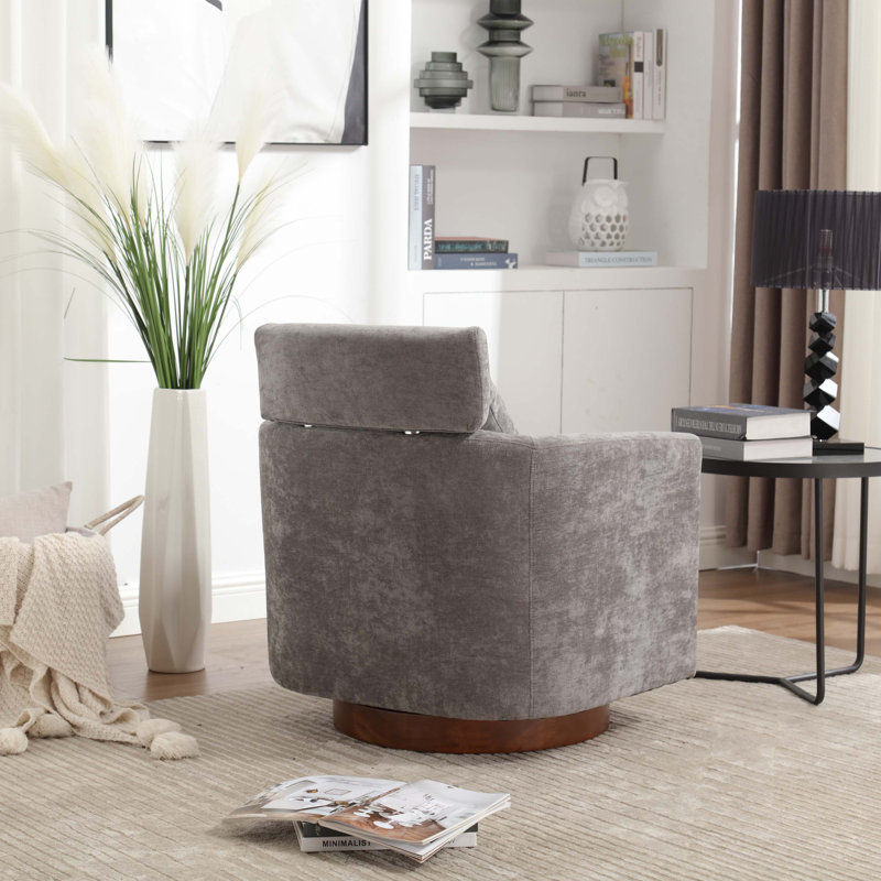 multi-gear adjustment backrest, soft and comfortable chenille fabric, ergonomic design  chair, Gray Chenille