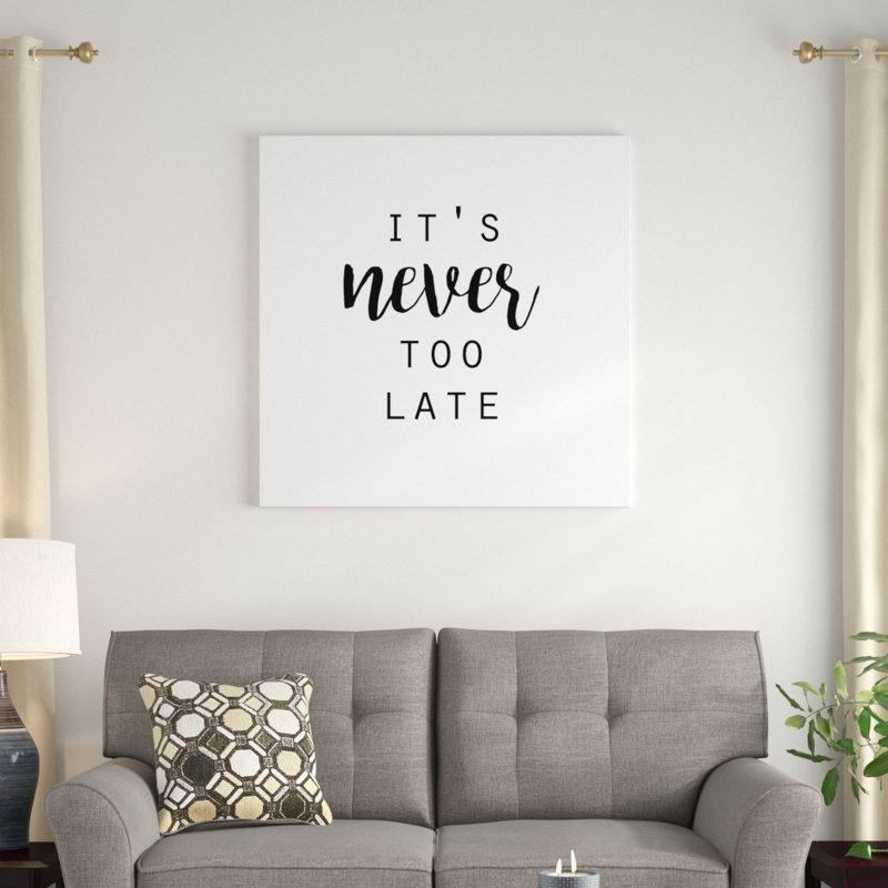 Quotable IV by Anna Hambly - Wrapped Canvas Print, 91cm H x 91cm W x 3.8cm D