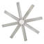 Ventilateur de plafond 66 pouces à DEL à 8 pales avec télécommande et éclairage inclus-84037672
