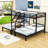 Afshah Twin over Twin & Twin Triple / Quad Bunk Bed by Isabelle & Max™-428875426