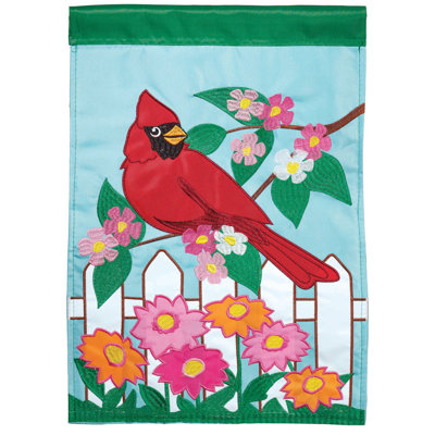Drapeau de jardin en polyester 2 pi 1 po x 6 pi 1 po