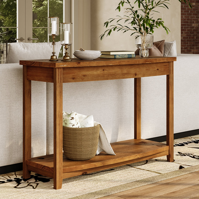 104.9cm Solid Wood Console Table, Brown