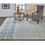 Tapis gris en laine et en coton noué à la main Authement-1098050909