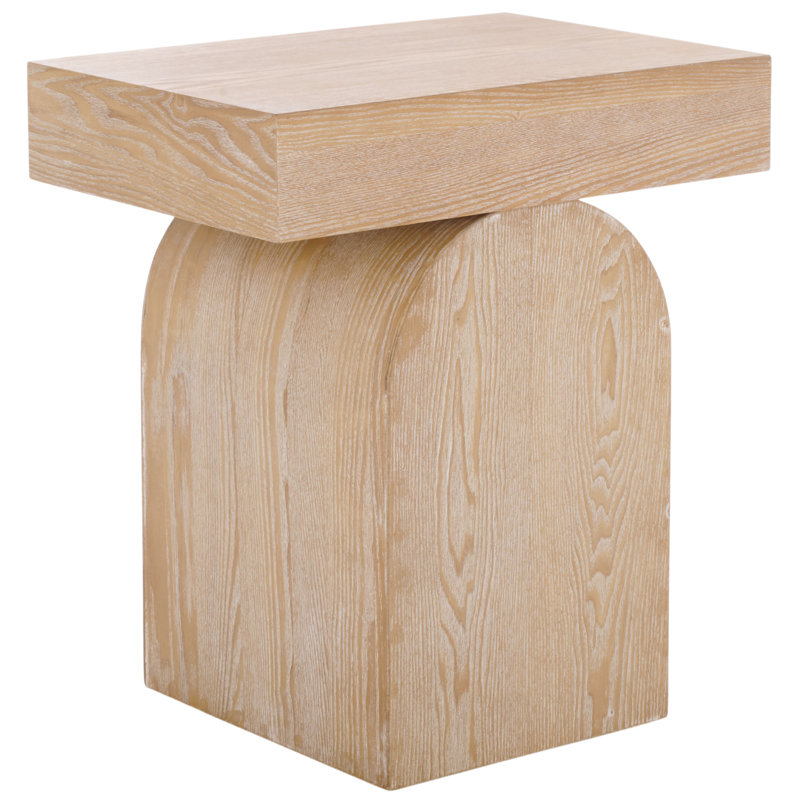 Table de bout Baraki, Blanc décoloré