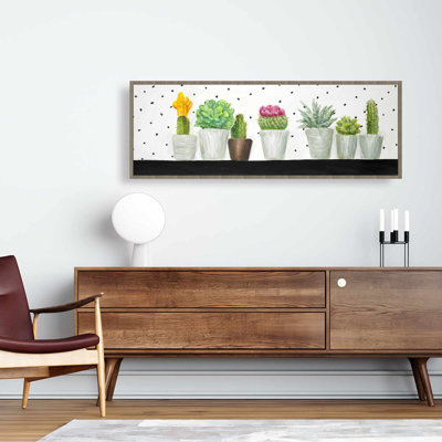 Mini Cactus and Succulents Canvas - Exotic Botanical Decor