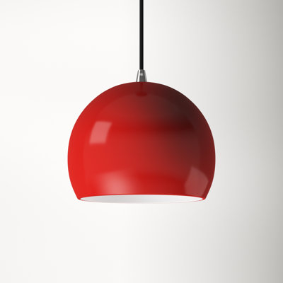 Schultz Single Light Metal Dimmable Pendant