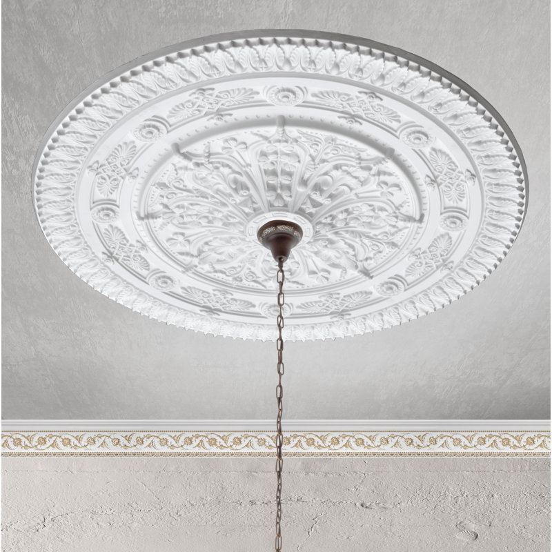 37'' H x 37'' W x 1.5'' D Ceiling Medallion