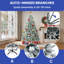Arbre de Noël de 6 pi / 7,5 pi facile à installer, arbre de Noël, arbre saisonnier-2096555111