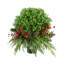 Farmhouse Holiday Wreath and UV Boxwood Drop-In