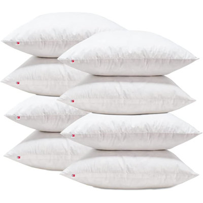 White Square Euro Cushion