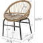 Chaise Edgar (ensemble de 2)