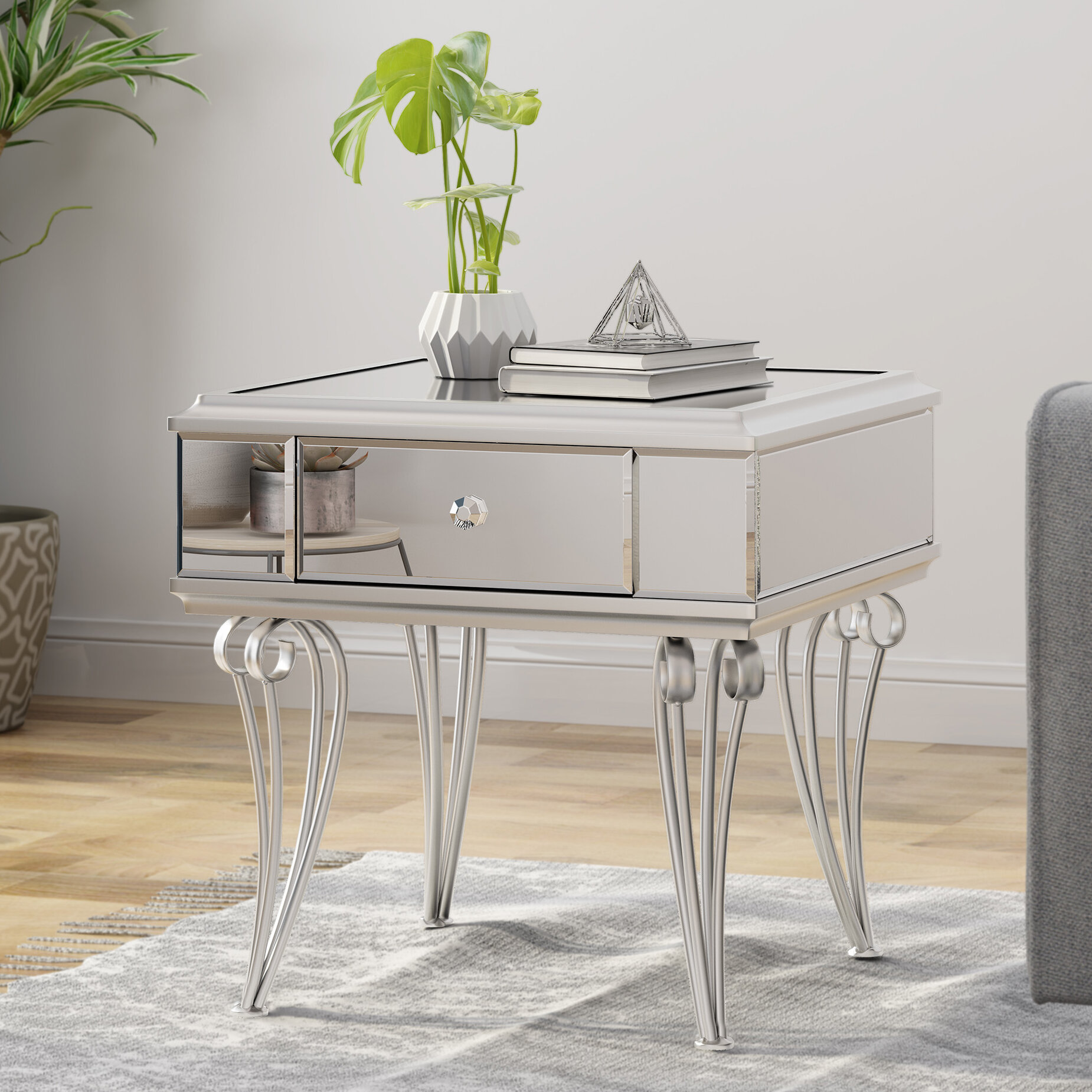 House of Hampton® Callis End Table with Storage & Reviews | Wayfair