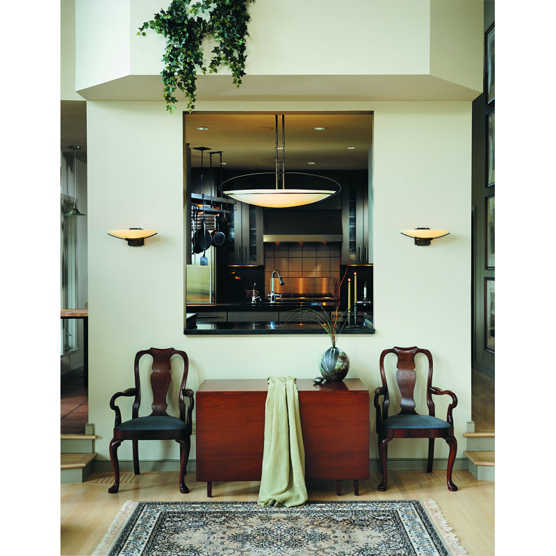 Mackintosh 2 - Light Bowl Pendant, 14.2" H x 32.5" W x 10.4" D, Oil Rubbed Bronze