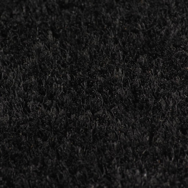 Wicken Non-Slip Indoor / Outdoor Doormat, Black