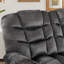 Canapé inclinable manuel en microfibre de 88,19 po de largeur-118698551