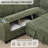 L-Shaped Sectional Sofa Bed with Pull-Out Bed & Storage, 5-Seat Sleeper Couch with USB Charging, Convertible Design for Living Room, Apartment, Corduroy Fabric-1892584916