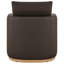 Bobbi Genuine Leather Swivel Armchair-125493123