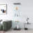 Glass Display Cabinet 4 Shelves With Door, Floor Standing Curio Bookshelf For Living Room Bedroom Office, 64.7"*16.7"*14.3"-1814208317