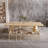 Burlywood Rectangular Solid Dining Table For Dining Room/Kitchen-1942388258