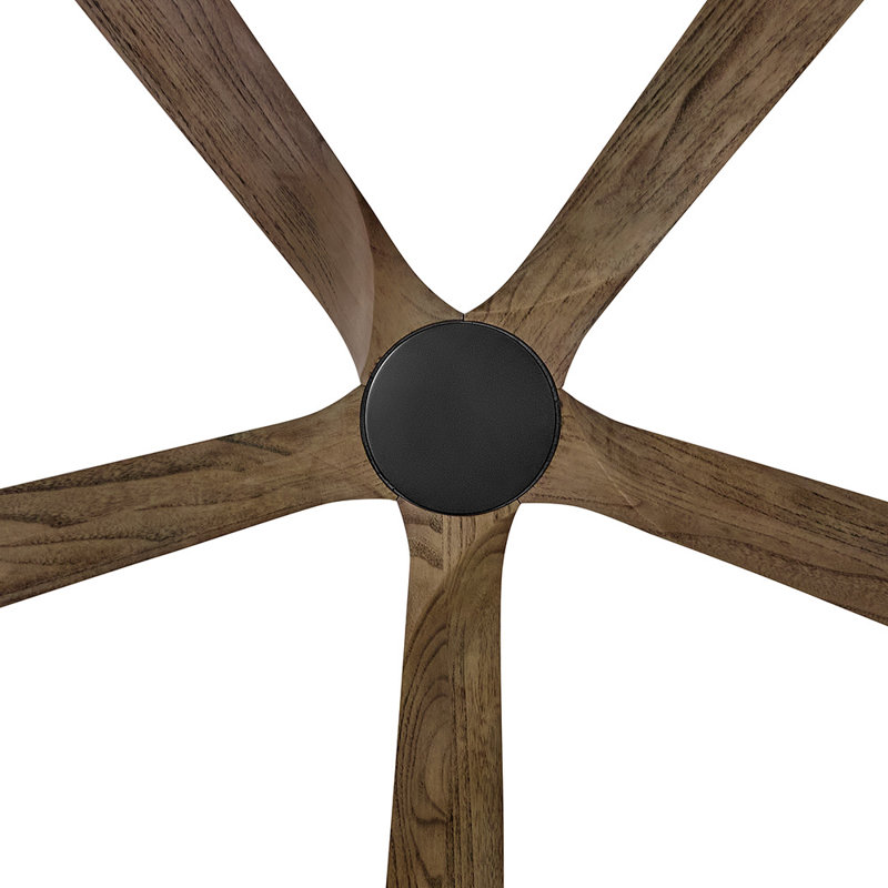 Ventilateur de plafond Hinkley Layton, Bois flotté, Noir mat